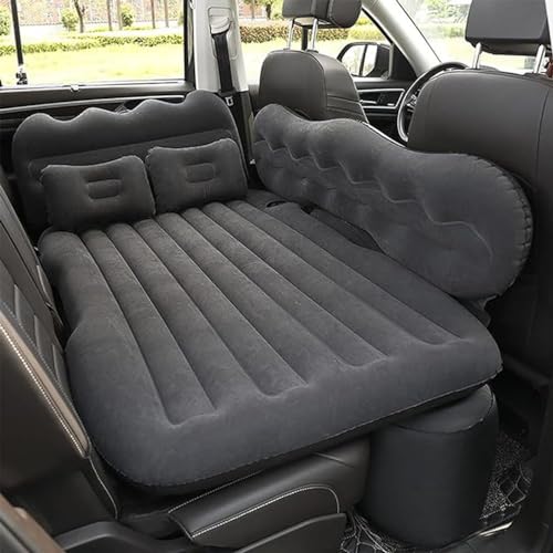 MJHQWE Autoluftmatratze Luftbett für Benz GLB 7Seats X247 2020-2023,Aufblasbare Auto Matratze Reisen Camping Outdoor Aktivitäten,E/Black von MJHQWE