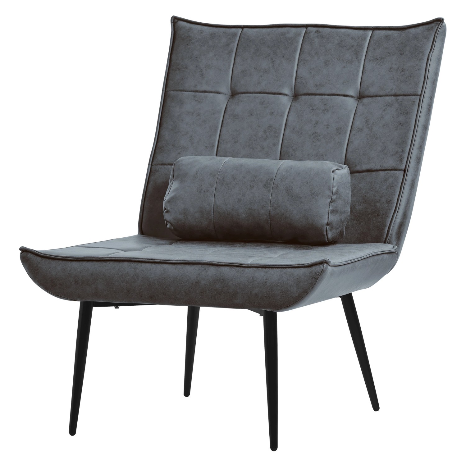 ML-Design Relaxsessel Anthrazit mit PU-Leder Bezug und Lendenkissen Ergonomisch ML-Design Relaxsessel Anthrazit mit PU-Leder Bezug und Lendenkissen Ergonomisch von ML-Design