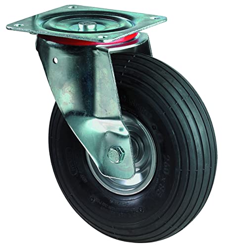 BS Rollen Lenkrolle (Transportrolle Tragkraft: 75 kg, Durchmesser Rad: 200 mm, Rollenlager, Luftrad) L400.C90.200 von bs_rollen
