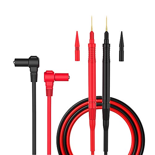 MMOBIEL Universal-Digital-Multimeter Probe-Messleitungen Pin Nadelspitze Multi-Meter Prüfvorrichtung Bleisonde Draht Pen Kabel 75 cm von MMOBIEL