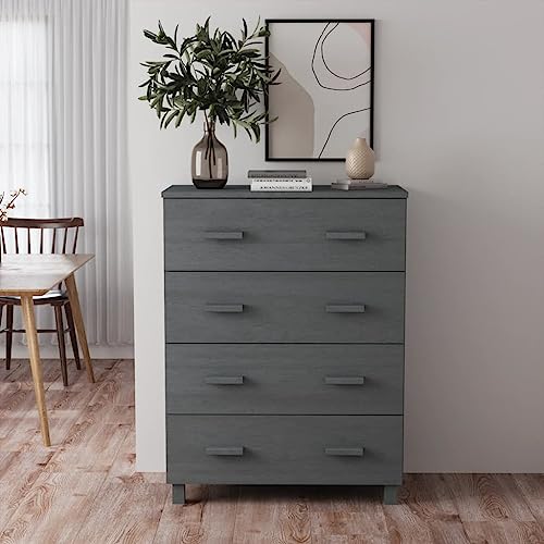 MOBCANT Sideboard, Kaffeebar Vorratsschrank Anrichte Schränke Geeignet für Korridor Foyer Schlafzimmer Küche Dunkelgrau 79x40x103,5 cm Massivholz Kiefer MOBCANT Sideboard, Kaffeebar Vorratsschrank Anrichte Schränke Geeignet für Korridor Foyer Schlafzimmer Küche Dunkelgrau 79x40x103,5 cm Massivholz Kiefer von MOBCANT