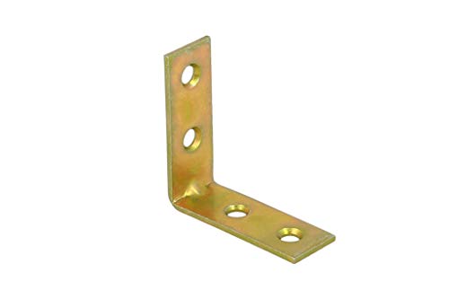 Mobila RS00624 Schrankplatten aus verzinktem Stahl, 20 x 20 mm, 4 Stück von MOBILA