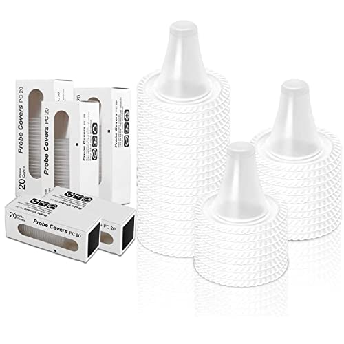 400er Set Fieberthermometer Ohr Schutzhülle für Braun, Ersatzschutzkappen, Ohrthermometer Ersetzen Abdeckungen fürfür alle Braun ThermoScan-Modelle Ohrthermometer von MOJMBSBY