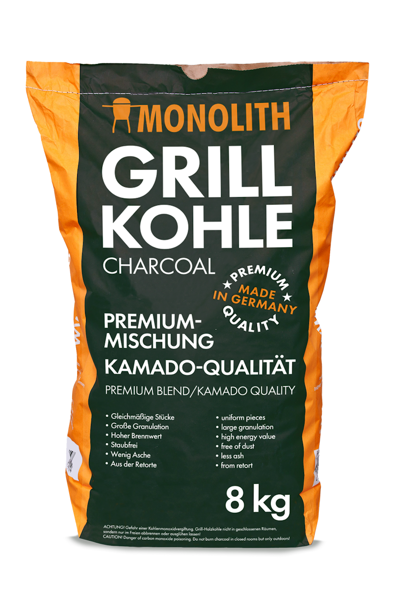 Monolith Holzkohle Premium-Mischung aus deutschen Harthölzern 8 kg von MONOLITH