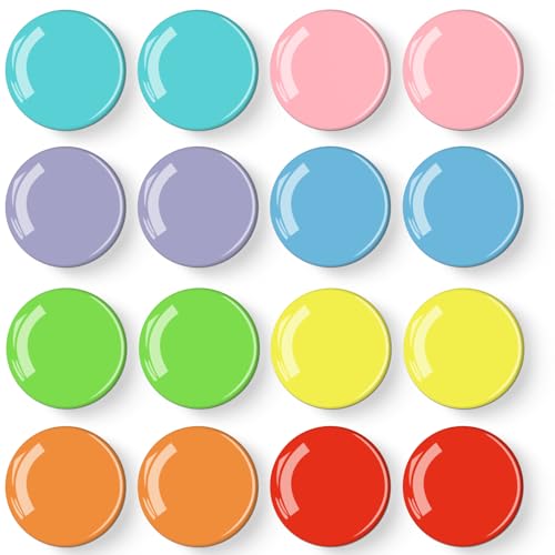 MORCART 16 Stück Bunte Magnete für Magnettafel, Kühlschrankmagnete Dekorative für Kühlschrank, Whiteboard, Küche, Tafeln, Pinnwand Büro Kinder und Erwachsene Geschenk MORCART 16 Stück Bunte Magnete für Magnettafel, Kühlschrankmagnete Dekorative für Kühlschrank, Whiteboard, Küche, Tafeln, Pinnwand Büro Kinder und Erwachsene Geschenk von MORCART