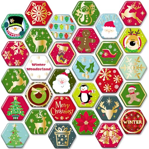 MORCART 30 Stück Kühlschrank Magnete, Weihnachtsmagnete für Magnettafel Kühlschrank Whiteboard Küche Magnetwand Büro Kabine Lustige dekorative Geschenke für Erwachsene Kinder MORCART 30 Stück Kühlschrank Magnete, Weihnachtsmagnete für Magnettafel Kühlschrank Whiteboard Küche Magnetwand Büro Kabine Lustige dekorative Geschenke für Erwachsene Kinder von MORCART