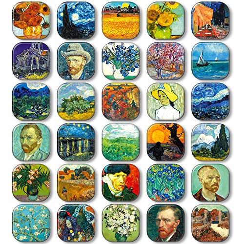 MORCART 30 Stück Kühlschrankmagnete Van Gogh Kunstwerk Magnete für Magnettafel Kühlschrank Whiteboard Küche Schulschränke Klassenzimmer Büro Kabine Lustige dekorative Geschenke für Erwachsene Kinder MORCART 30 Stück Kühlschrankmagnete Van Gogh Kunstwerk Magnete für Magnettafel Kühlschrank Whiteboard Küche Schulschränke Klassenzimmer Büro Kabine Lustige dekorative Geschenke für Erwachsene Kinder von MORCART
