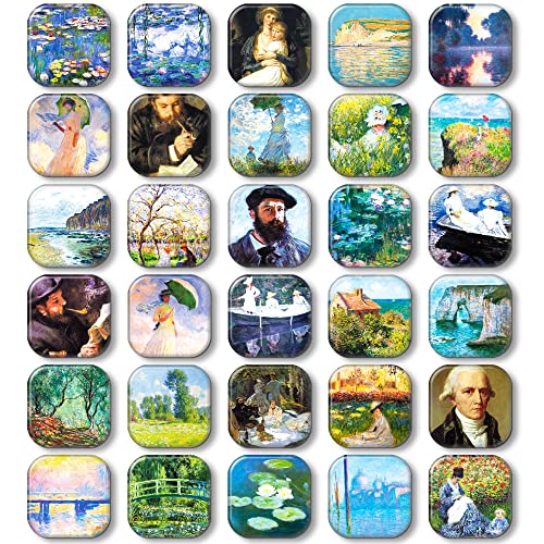 MORCART 30 Stück Magnete Monet Kunstwerk Kühlschrankmagnete für Magnettafel Kühlschrank Whiteboard Küche Schulschränke Klassenzimmer Büro Kabine Lustige dekorative Geschenke für Erwachsene Kinder MORCART 30 Stück Magnete Monet Kunstwerk Kühlschrankmagnete für Magnettafel Kühlschrank Whiteboard Küche Schulschränke Klassenzimmer Büro Kabine Lustige dekorative Geschenke für Erwachsene Kinder von MORCART