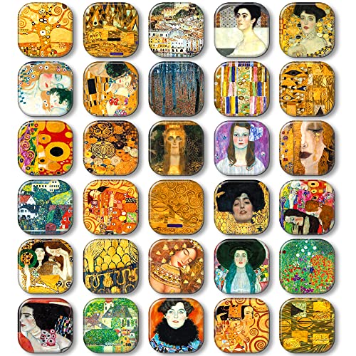 MORCART 30PCS Klimt Magnete Kühlschrankmagnete Decorative Magnet for Magnettafel Kühlschrank Whiteboard Cabinet Office Kitchen Blackboard Art Gift for Adult Kids MORCART 30PCS Klimt Magnete Kühlschrankmagnete Decorative Magnet for Magnettafel Kühlschrank Whiteboard Cabinet Office Kitchen Blackboard Art Gift for Adult Kids von MORCART