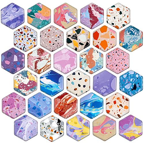 MORCART Hexagon Kühlschrankmagnete, Magnete für Magnettafelfür Kühlschrank Whiteboard Küche Schulschränke Klassenzimmer Büro Kabine Lustige Dekorative Magnete Geschenke für Erwachsene Kinder(Terrazzo) MORCART Hexagon Kühlschrankmagnete, Magnete für Magnettafelfür Kühlschrank Whiteboard Küche Schulschränke Klassenzimmer Büro Kabine Lustige Dekorative Magnete Geschenke für Erwachsene Kinder(Terrazzo) von MORCART
