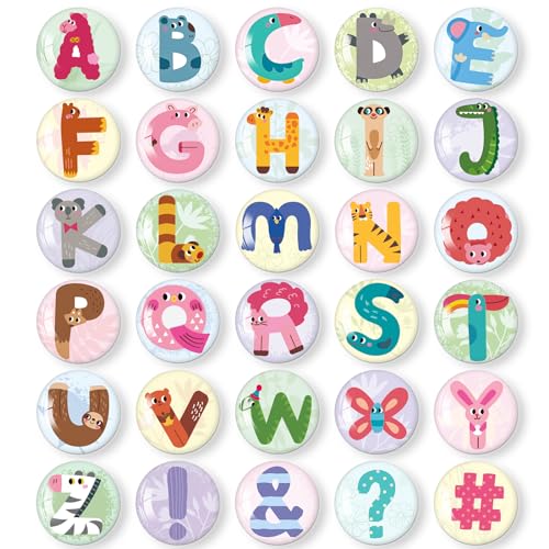 MORCART Magnete Kinder, Tierbuchstaben Kühlschrankmagnete für Magnettafel Kühlschrank Whiteboard Pinnwand Küche Lustige Briefe Magnete Dekorative Geschenke 30 Stück MORCART Magnete Kinder, Tierbuchstaben Kühlschrankmagnete für Magnettafel Kühlschrank Whiteboard Pinnwand Küche Lustige Briefe Magnete Dekorative Geschenke 30 Stück von MORCART