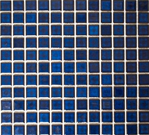 Mosaikfliese Keramik KOBALTBLAU DUNKELBLAU Fliesenspiegel Küche Bad MOS18-0405_f von MOSANI