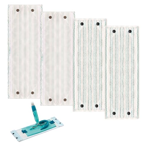 MOSTFUN 4 Stück Wischmopp Bezug für Leifheit Clean Twist M Micro Duo Bodenwischer, 42 x 15.5 cm Ersatzbezug Mikrofasern Ersatz Wischbezug Bodenwischer Ersatzzubehör Bezug Zubehör für Alle Böden MOSTFUN 4 Stück Wischmopp Bezug für Leifheit Clean Twist M Micro Duo Bodenwischer, 42 x 15.5 cm Ersatzbezug Mikrofasern Ersatz Wischbezug Bodenwischer Ersatzzubehör Bezug Zubehör für Alle Böden von MOSTFUN