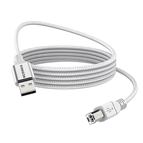 MOSWAG Druckerkabel 1m High Speed USB Druckerkabel Typ A auf Typ B High Speed Druckerkabel für HP, Canon, Dell, Epson, Lexmark, Xerox, Brother, Samsung und mehr von MOSWAG