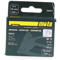 E3/89081 Grapas Número 3 De 10Mm 1000 Uni Gg310 Mota von MOTA