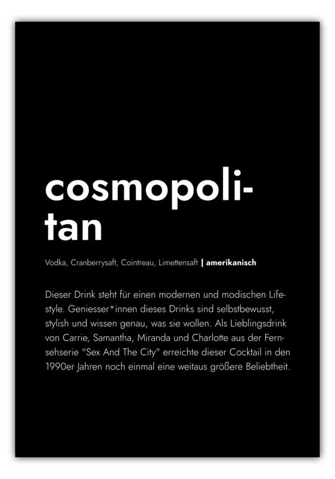 MOTIVISSO Poster Cosmopolitan - Definition von MOTIVISSO