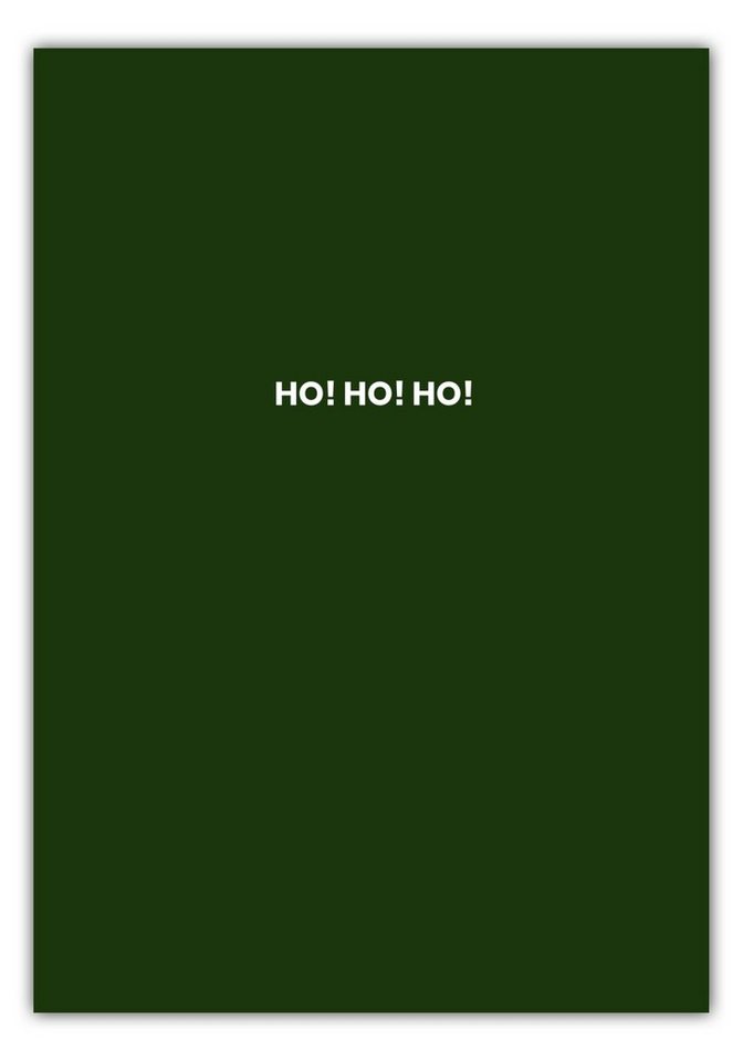 MOTIVISSO Poster Limited Edition: Ho Ho Ho #2 von MOTIVISSO