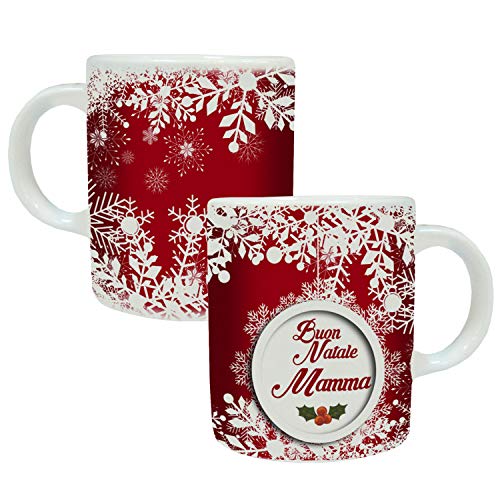 MP CREATIVE SRL Personalisierte Tasse Weihnachten Weihnachten Tasse mit Namen von Fitwish