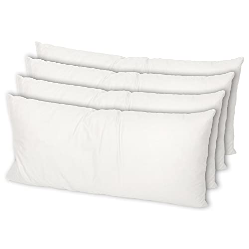 MSS e.K. 4er Set Federkissen | Größe: 30 cm x 70 cm | Füllgewicht: je 550 Gramm | 100% Baumwolle | kein Lebendrupf | Kissenfüllung | NOMITE Zertifiziert - milbenfrei | schadstoffgeprüft MSS e.K. 4er Set Federkissen | Größe: 30 cm x 70 cm | Füllgewicht: je 550 Gramm | 100% Baumwolle | kein Lebendrupf | Kissenfüllung | NOMITE Zertifiziert - milbenfrei | schadstoffgeprüft von MSS e.K.