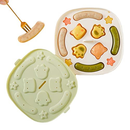 MUMIAO Babywurstform,Silikon-Lebensmittelform Lebensmittel-Gefrierfach - Baby-Ergänzungs-Wurstform, LCE Candy Jelly Chocolate Mould, DIY Hot Dogs Backform von MUMIAO