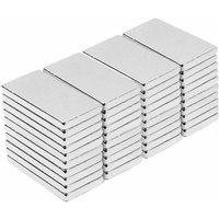 Seltenerd-Magnete, super rechteckige Neodym-Magnete, Kühlschrank, diy, Küche, Gebäudekeller - 20 x 10 x 2 mm (40 Stück) von MUMU