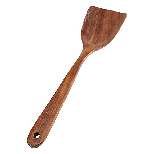 MUNEFE Holzspatel, Antihaftbeschichtete Bratschaufel, Küchenutensilien-Schaufel Zum Kochen, Backen, Braten, Backen von Kuchen(34 * 8.5cm) von MUNEFE