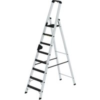 Proregal-sicherheit Made In Germany - Stufen-Stehleiter 250 kg einseitig begehbar mit clip-step R13 8 Stufen von PROREGAL - SICHERHEIT MADE IN GERMANY