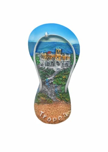 Tropea Kalabrien Italien Kühlschrankmagnet Reise Souvenir Kühlschrank Dekoration 3D Magnetaufkleber handbemalt Bastelkollektion von MUYU Craft