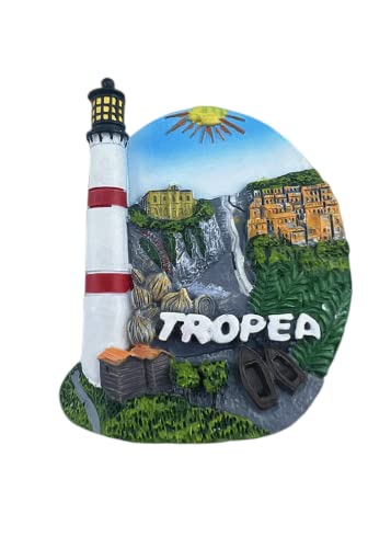 Tropea Kalabrien Italien Kühlschrankmagnet Reise Souvenir Kühlschrank Dekoration 3D Magnetaufkleber handbemalt Handwerk von MUYU Craft