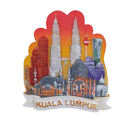 Kuala Lumpur Malaysia 3D Kühlschrankmagnet Reise Souvenir Geschenkkollektion Haus & Küche Dekoration Magnetaufkleber Kuala Lumpur Malaysia von Muyu magnet