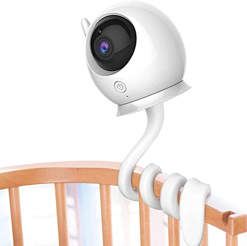 MYPIN Universal Baby Monitor Halterung, Flexible Shelf Kamera Ständer Ohne Bohren für Kinderzimmer Baby Monitor Kinderbett Halterung Kompatibel mit Baby Monitor Kamera mit 1/4 Gewindeloch von MYPIN