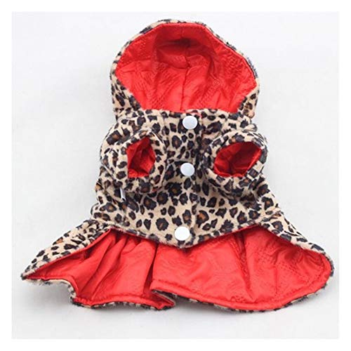 MZFGIJNBO Haustier-Hunde-Bekleidung Wintermäntel Jacken for kleine Große Hunde Katze Kleidung Warme gestreiften Winter-Kostüm(Size:Medium) von MZFGIJNBO