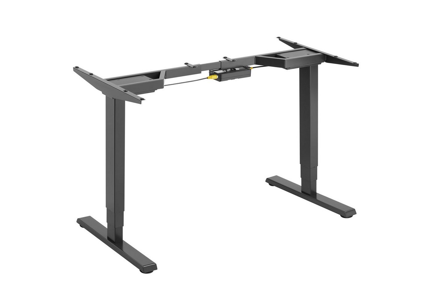 Ergo Office Schreibtisch ER-422, Sitz-Steh-Schreibtisch max. Höhe 128 cm Bürotisch ohne Tischplatte von Ergo Office