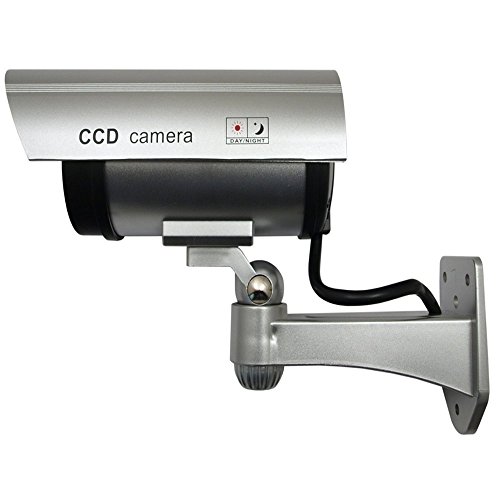 IR1100 S Kamera Dummy LED Überwachungskamera Attrappe Alarmanlage CCTV Camera wasserdicht von Maclean
