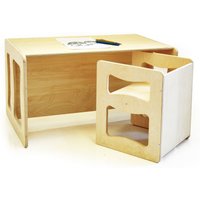 Montessori Tisch/stuhl, Kindertisch, Kinderstuhl, Multifunktionaler Montessori-Möbel, Kinderstuhl von Madeforkidz