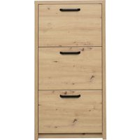 Mäusbacher Klapp Schuhschrank 3 Klappen Holzwerkstoff 64x129x24 cm von Mäusbacher