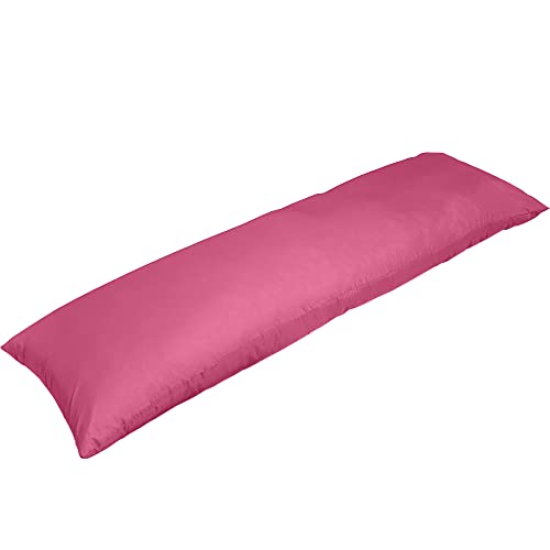 Mage World Seitenschläferkissen mit Bezug | Farbe: Pink | Größe: 140 x 40 cm | Langes Japanisches Body Pillow - Umarmungskissen XXL von Mage World