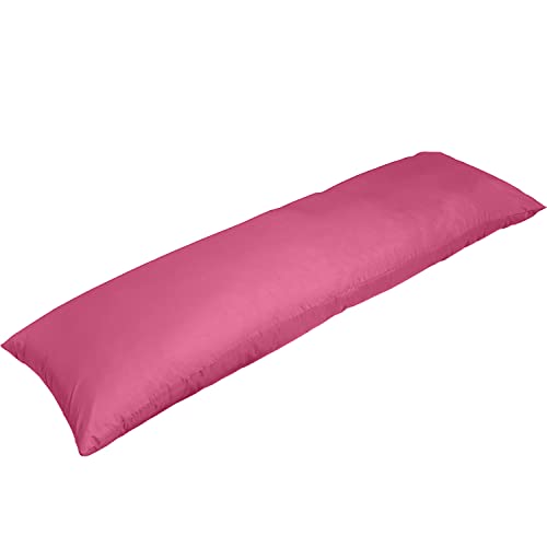 Mage World Seitenschläferkissen mit Bezug | Farbe: Pink | Größe: 180 x 40 cm | Langes Japanisches Body Pillow - Umarmungskissen XXL von Mage World