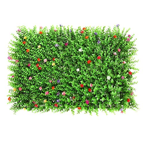 Generic MagiDeal 40x60cm Kunstrasen Heimstadion Dekor, Rasen mit Blume von MagiDeal