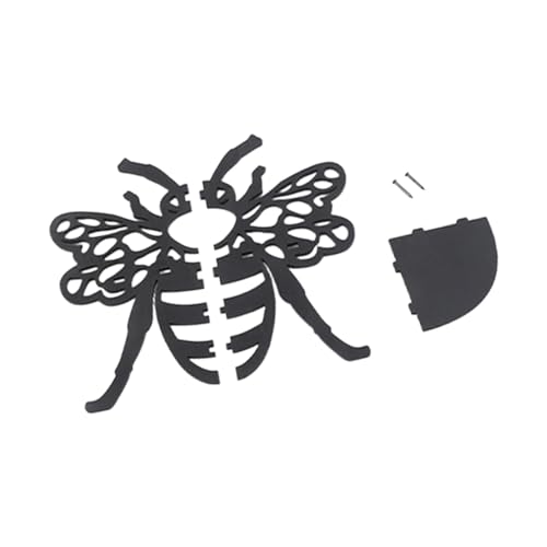 MagiDeal Eckregal in Honigbienen-Optik, Bienen-Wandregal, Wandmontage, schwebendes Regal aus Holz, Lagerregal für Büro, Wohnzimmer, Wohnung von MagiDeal