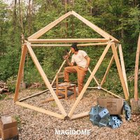 Magidome® Steel Geodesic Dome Connectors - Bauen Sie Ein Zelt, Eine Gewächshauskuppel, Gitter, Vogelhaus, Spielhaus, Yoga-Meditationskuppel Oder von Magidome