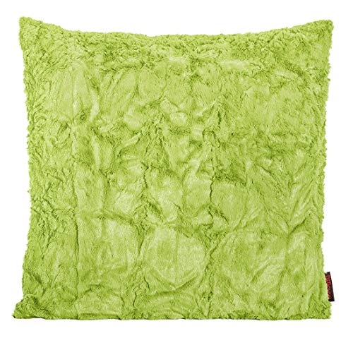 Magma Kissenhülle Fluffy - 50 x 50 cm - Plüsch Kissenhülle Felloptik - sehr flauschig und kuschelig - in vielen Farben, Farbe:Magma_grün_030 Magma Kissenhülle Fluffy - 50 x 50 cm - Plüsch Kissenhülle Felloptik - sehr flauschig und kuschelig - in vielen Farben, Farbe:Magma_grün_030 von Magma-Heimtex