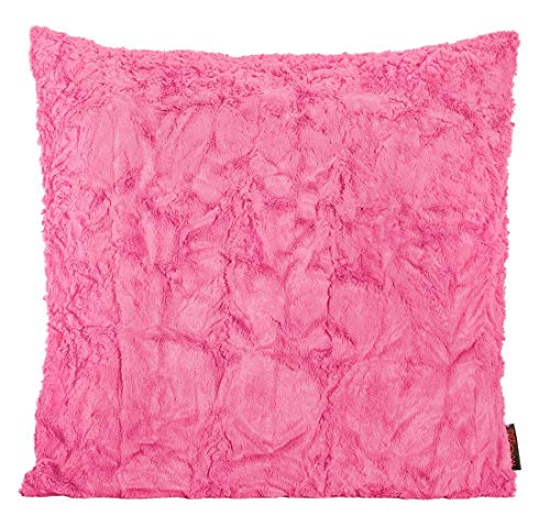 Magma Kissenhülle Fluffy - 50 x 50 cm - Plüsch Kissenhülle Felloptik - sehr flauschig und kuschelig - in vielen Farben, Farbe:Magma_pink_052 Magma Kissenhülle Fluffy - 50 x 50 cm - Plüsch Kissenhülle Felloptik - sehr flauschig und kuschelig - in vielen Farben, Farbe:Magma_pink_052 von Magma-Heimtex