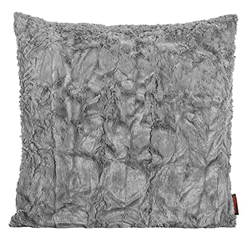 Zwei Magma Kissenhülle Fluffy - 40 x 40 cm - Plüsch Kissenhülle Felloptik - sehr flauschig und kuschelig viele Farben, Farbe:Magma_Mittelgrau_005 Zwei Magma Kissenhülle Fluffy - 40 x 40 cm - Plüsch Kissenhülle Felloptik - sehr flauschig und kuschelig viele Farben, Farbe:Magma_Mittelgrau_005 von Magma-Heimtex