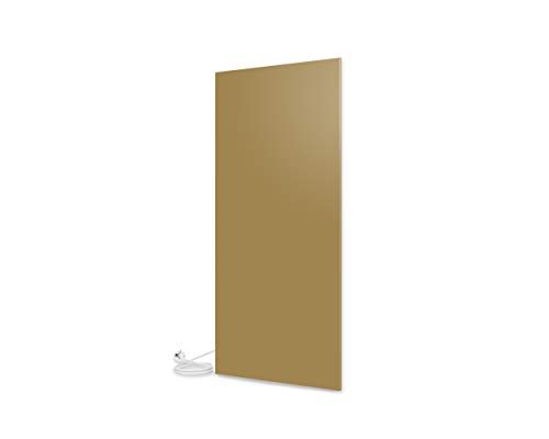 Magma® Infrarotheizung Metallic - Deutscher Hersteller seit 1992 - Magmaheizung mit 10 Jahren Garantie (1200 Watt / 1180 x 520, Gold) von Magma