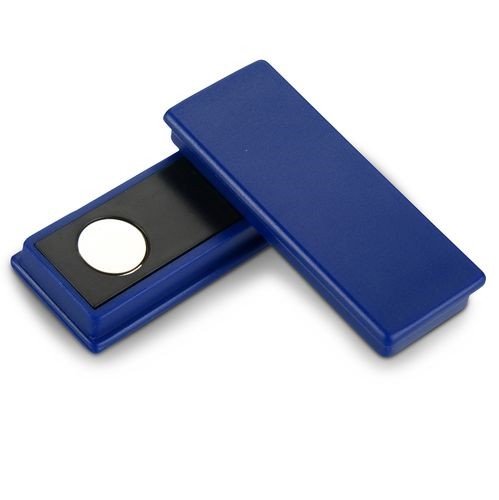 10 x Farbige Pinnwand-Magnete Haftmagnete NEODYM - 55 x 22,5 x 8,5mm - 6 Farben - Haftkraft 4,8kg - 10 Stück - Kühlschrankmagnet Memomagnet Büromagnet, Farbe: Blau von Magnosphere