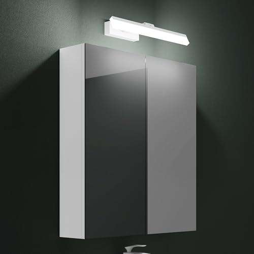 Mai & Mai Spiegelschrank Bad mit Beleuchtung Badschrank mit Spiegellampe BxTxH 60x15x70cm Spiegelleuchte 180° Drehbar LED Badlampe 40cm Mai & Mai Spiegelschrank Bad mit Beleuchtung Badschrank mit Spiegellampe BxTxH 60x15x70cm Spiegelleuchte 180° Drehbar LED Badlampe 40cm von Mai & Mai