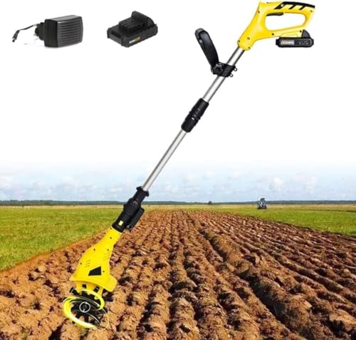 LNNW 20V Motorhacke for Gemüse, Akku-Elektromotorhacke, Arbeitsbreite: 10 cm - Arbeitstiefe: 16 cm für Rasen Yard Bodenkultivierung von MaiBuL