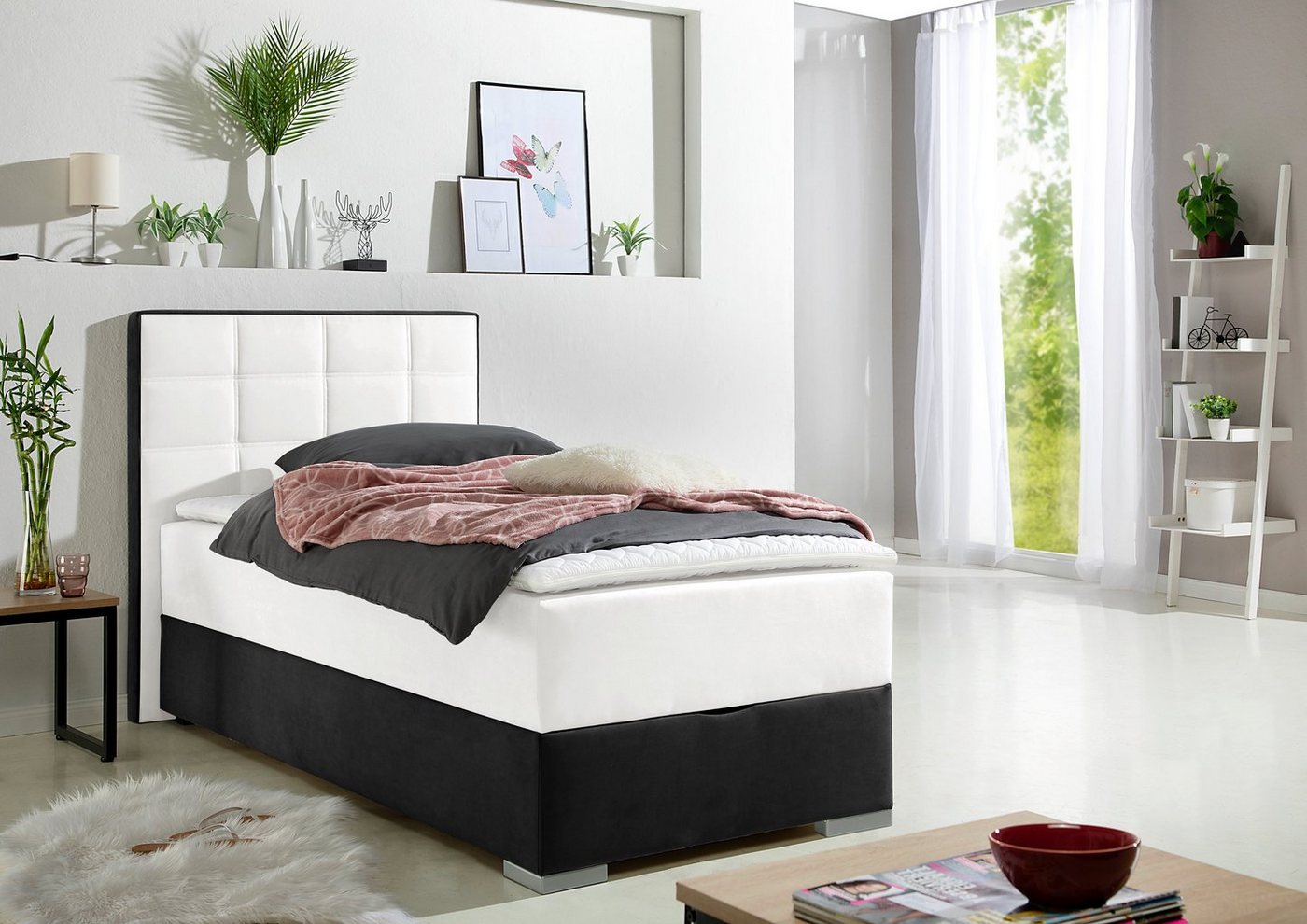 Maintal Boxspringbett, mit Bettkasten und Topper von Maintal