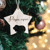 Personalisierte Meerschweinchen Weihnachtskugel | Liebhaber Geschenk Andenken Erinnerung Handgefertigt in Großbritannien von MaisonCreationShop